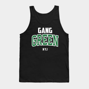Gang Green Football Tank Top